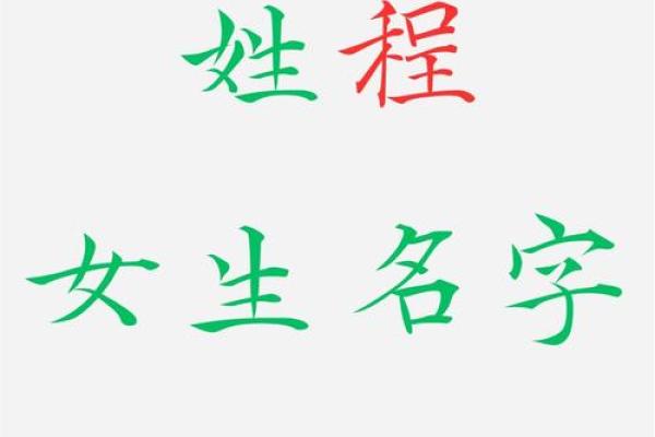 程姓女孩名字大全-程姓女孩起名字大全-程姓名字大全姓名