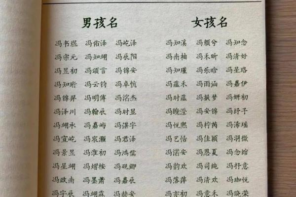 冯姓男孩名字大全-冯姓男孩起名字大全-冯姓名字大全姓名