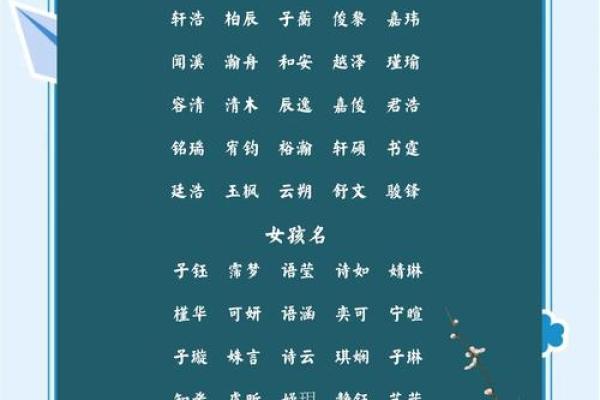 4月份出生的属兔男孩怎样取名字好姓名