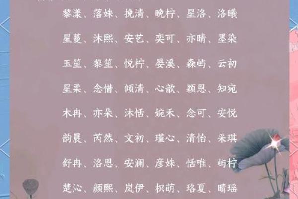 2021年7月29日出生的女宝宝诗情画意的名字姓名